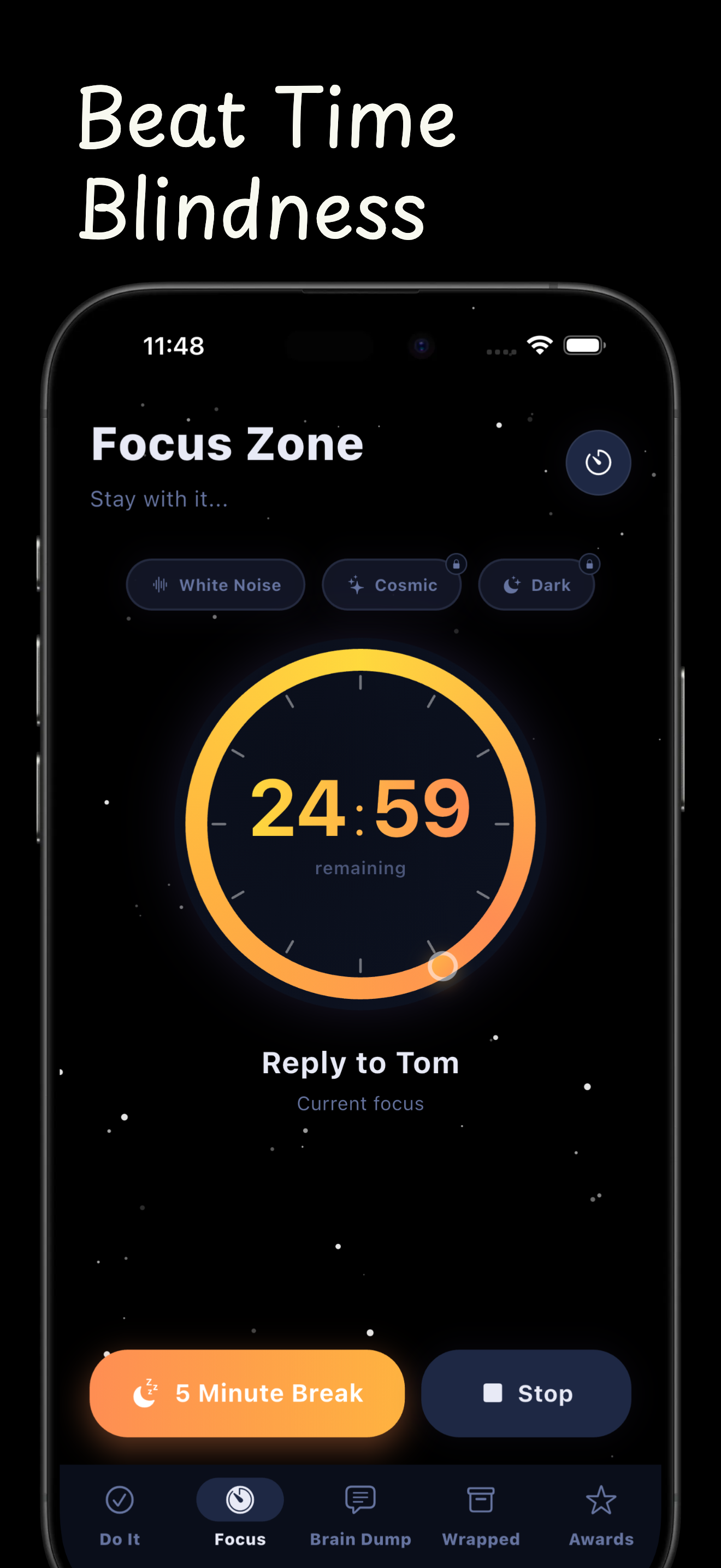 ADH Do It Focus Zone timer with ambient sound options